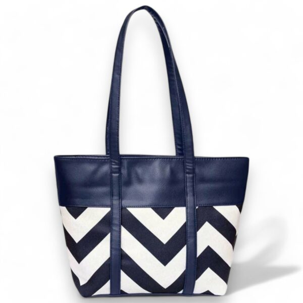 Zig Zag Tote (Blue)