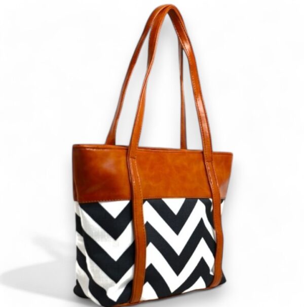 Zig Zag Tote (Orange)