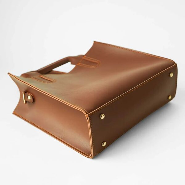 Lina Tote Bag (Brown) - Image 4